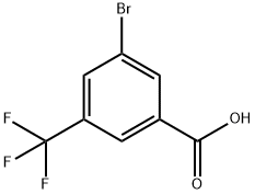3-溴-5-三氟甲基苯甲酸, 328-67-6, 结构式