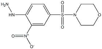 4-({4-hydrazino-3-nitrophenyl}sulfonyl)morpholine Structure
