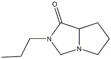 1H-Pyrrolo]1,2-c]imidazol-1-one,hexahydro-2-propyl-(8CI) 结构式