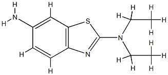 2,6-Benzothiazolediamine,N2,N2-diethyl-(9CI) Struktur