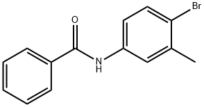 N-(4-bromo-3-methylphenyl)benzamide 化学構造式