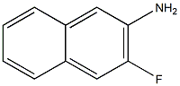 2-Naphthalenamine,3-fluoro-(9CI) 化学構造式