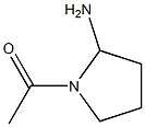 2-Pyrrolidinamine,1-acetyl-(9CI) Structure