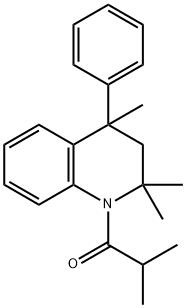 1-isobutyryl-2,2,4-trimethyl-4-phenyl-1,2,3,4-tetrahydroquinoline Structure