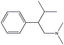 β-Isopropyl-N,N-dimethylbenzeneethanamine Structure