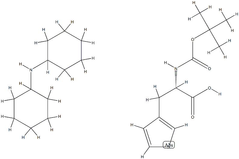 Boc-β-(3-thienyl)-Ala-OH (dicyclohexylammonium) salt
		
	|BOC-3-(3-噻吩基)-L-丙氨酸 二环己基铵盐
