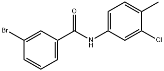 3-bromo-N-(3-chloro-4-methylphenyl)benzamide,331828-09-2,结构式