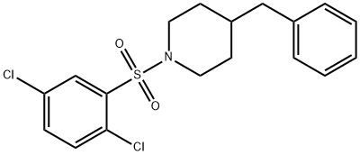 4-benzyl-1-[(2,5-dichlorophenyl)sulfonyl]piperidine,331850-85-2,结构式