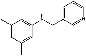 3,5-dimethyl-N-(pyridin-3-ylmethyl)aniline,332108-67-5,结构式
