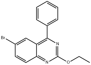 6-bromo-2-(ethyloxy)-4-phenylquinazoline Structure