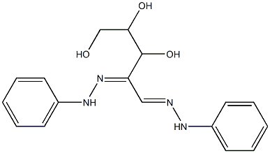 D-erythro-Pentos-2-ulose,bis(phenylhydrazone) (9CI) Structure