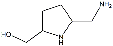 2-Pyrrolidinemethanol,5-(aminomethyl)-(8CI) Struktur
