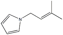 1H-Pyrrole,1-(3-methyl-2-butenyl)-(9CI) Structure