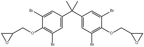Tetrabromobisphenol-A diglycidyl ether polymer Structure