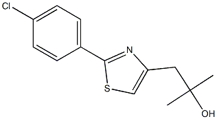 2-(4-Chlorophenyl)-α,α-dimethyl-4-thiazoleethanol,33313-14-3,结构式