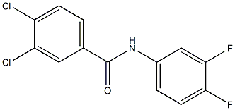 3,4-dichloro-N-(3,4-difluorophenyl)benzamide Structure