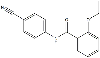 N-(4-cyanophenyl)-2-ethoxybenzamide Struktur