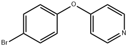 4-(4-bromophenoxy)pyridine 化学構造式