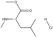 N-ME-LEU-OME·HCL,3339-45-5,结构式