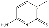 2(1H)-Pyrimidinethione,4-amino-1-methyl-(7CI,8CI,9CI) 化学構造式