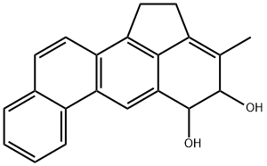 3-Methylcholanthrene-4,5-dihydrodiol 化学構造式