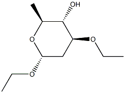 alpha-L-arabino-Hexopyranoside,ethyl2,6-dideoxy-3-O-ethyl-(9CI),334619-27-1,结构式