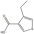 3-Thiophenecarboxylicacid,4-ethyl-(9CI),334918-15-9,结构式