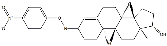 17β-Hydroxyandrost-4-en-3-one O-(p-nitrophenyl)oxime|