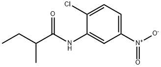 N-{2-chloro-5-nitrophenyl}-2-methylbutanamide Structure