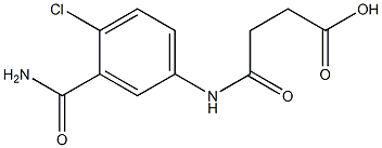 4-[3-(aminocarbonyl)-4-chloroanilino]-4-oxobutanoic acid|