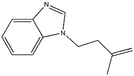 1H-Benzimidazole,1-(3-methyl-3-butenyl)-(9CI),336106-26-4,结构式