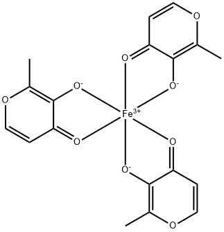 麦芽酚铁 结构式