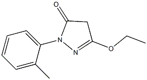 3H-Pyrazol-3-one,5-ethoxy-2,4-dihydro-2-(2-methylphenyl)-(9CI) Structure