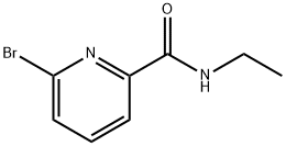 6-Bromopyridin-2-carboxylic acid ethylamide Structure