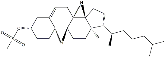 Methanesulfonic acid 3β-cholesteryl ester 结构式