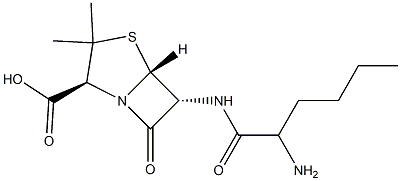 6α-[(2-Amino-1-oxohexyl)amino]penicillanic acid|