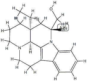 ビンカミノール 化学構造式