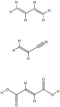 2-Butenedioic acid (E)-, polymer with 1,3-butadiene and 2-propenenitrile|