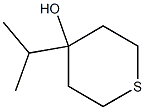 2H-Thiopyran-4-ol,tetrahydro-4-(1-methylethyl)-(9CI),339001-51-3,结构式