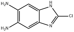 1H-Benzimidazole-5,6-diamine,2-chloro-(9CI) Struktur