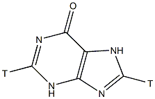 HYPOXANTHINE-[2,8-3H] Struktur
