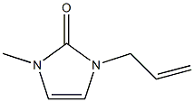 2H-Imidazol-2-one,1,3-dihydro-1-methyl-3-(2-propenyl)-(9CI) Struktur