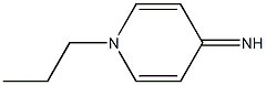 4(1H)-Pyridinimine,1-propyl-(9CI) Structure