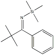 N-(α-tert-Butylbenzylidene)-α,α,α-trimethylsilanamine Struktur