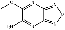 6-甲氧基-[1,2,5]噁二唑并[3,4-B]吡嗪-5-胺, 339338-74-8, 结构式