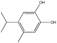 1,2-Benzenediol,4-methyl-5-(1-methylethyl)-(9CI) Structure