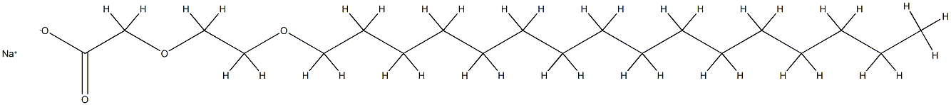 SODIUM CETETH-13 CARBOXYLATE Structure