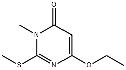 4(3H)-Pyrimidinone,6-ethoxy-3-methyl-2-(methylthio)-(9CI) Struktur