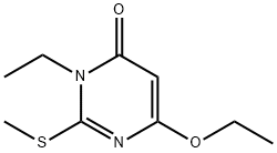 4(3H)-Pyrimidinone,6-ethoxy-3-ethyl-2-(methylthio)-(9CI) 结构式