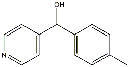 α-(4-methylphenyl)-4-pyridinemethanol Struktur